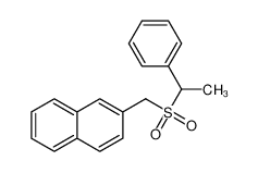 2-(1-phenylethylsulfonylmethyl)naphthalene 88430-90-4