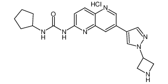 1422124-81-9 structure, C20H24ClN7O