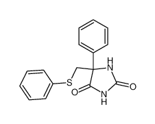 5-phenyl-5-(phenylsulfanylmethyl)imidazolidine-2,4-dione 5419-09-0