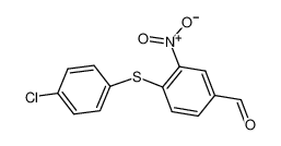 4-(4-chlorophenyl)sulfanyl-3-nitrobenzaldehyde 270262-96-9