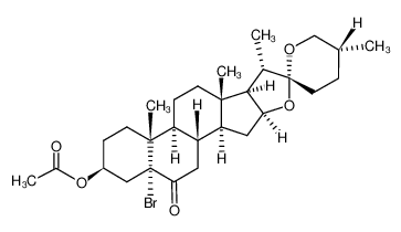 89714-60-3 (25R)-3β-acetoxy-5-bromo-5α-spirostan-6-one