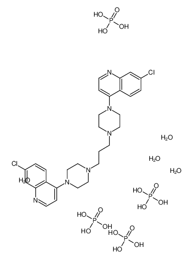 7-chloro-4-[4-[3-[4-(7-chloroquinolin-4-yl)piperazin-1-yl]propyl]piperazin-1-yl]quinoline,phosphoric acid,tetrahydrate 915967-82-7