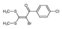 98606-78-1 spectrum, 2-Bromo-1-(4-chloro-phenyl)-3,3-bis-methylsulfanyl-propenone