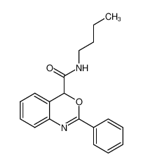 N-(n-butyl)-2-phenyl-4H-3,1-benzoxazine-4-carboxamide 1193490-93-5