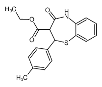 72293-12-0 4-oxo-2-p-tolyl-2,3,4,5-tetrahydro-benzo[b][1,4]thiazepine-3-carboxylic acid ethyl ester