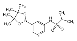 N-[5-(4,4,5,5-tetramethyl-1,3,2-dioxaborolan-2-yl)pyridin-3-yl]propane-2-sulfonamide 1083326-57-1