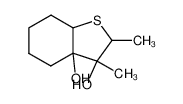 2,3-Dimethyl-hexahydro-benzo[b]thiophene-3,3a-diol 100990-28-1