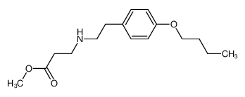 88655-11-2 methyl 3-((4-butoxyphenethyl)amino)propanoate