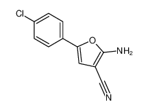 2-amino-5-(4-chlorophenyl)furan-3-carbonitrile 26454-85-3