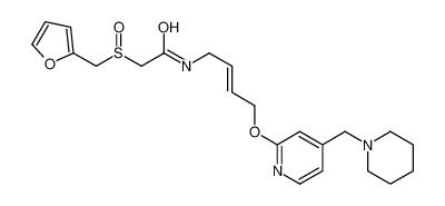 2-(furan-2-ylmethylsulfinyl)-N-[(E)-4-[4-(piperidin-1-ylmethyl)pyridin-2-yl]oxybut-2-enyl]acetamide 206449-94-7