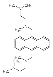 N'-[[10-[[2-(dimethylamino)ethyl-methylamino]methyl]anthracen-9-yl]methyl]-N,N,N'-trimethylethane-1,2-diamine 106712-13-4