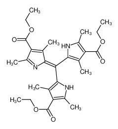 10118-54-4 ethyl 5-[bis(4-ethoxycarbonyl-3,5-dimethyl-1H-pyrrol-2-yl)methylidene]-2,4-dimethylpyrrole-3-carboxylate