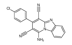 150651-40-4 1-Amino-3-(4-chloro-phenyl)-benzo[4,5]imidazo[1,2-a]pyridine-2,4-dicarbonitrile