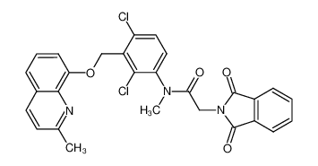 167834-64-2 structure, C28H21Cl2N3O4