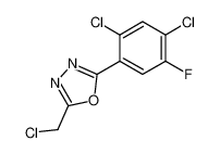 497182-11-3 2-(chloromethyl)-5-(2,4-dichloro-5-fluorophenyl)-1,3,4-oxadiazole