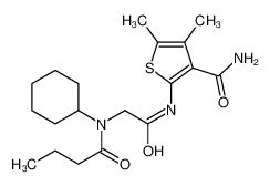 606110-05-8 structure, C19H29N3O3S