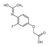 2-(4-acetamido-3-fluorophenoxy)acetic acid 123374-23-2