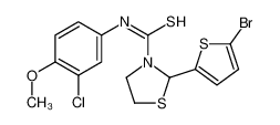 590379-95-6 structure, C15H14BrClN2OS3