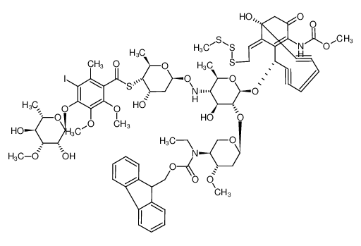 144668-44-0 structure, C70H84IN3O23S4