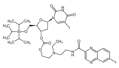 1454333-59-5 structure, C34H48I2N6O8Si