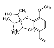 179260-97-0 triisopropyl(2-methoxy-5-vinylphenoxy)silane