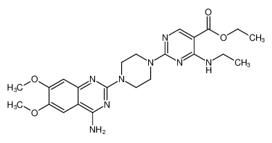 104965-23-3 structure, C23H30N8O4