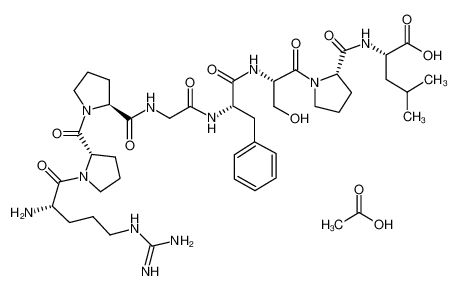 ARG-PRO-PRO-GLY-PHE-SER-PRO-LEU ACETATE SALT