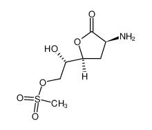 108428-47-3 Methanesulfonic acid (S)-2-((2S,4S)-4-amino-5-oxo-tetrahydro-furan-2-yl)-2-hydroxy-ethyl ester