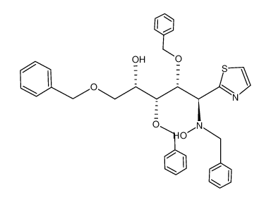 474799-74-1 spectrum, (1S,2R,3R,4S)-1-N-benzylhydroxylamino-2,3,5-tribenzyloxy-1-(1,3-thiazol-2-yl)-4-pentanol