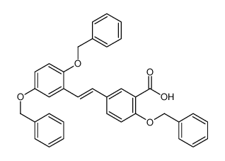 (E)-5-[2-(Beznyloxy)2-[2,5-bis(benzyloxy)phenyl]ethenyl]-benzoic Acid 150258-61-0