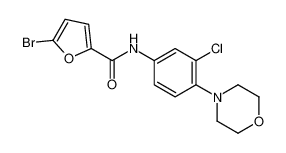 5-bromo-N-(3-chloro-4-morpholin-4-ylphenyl)furan-2-carboxamide 6325-27-5