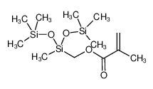 (METHACRYLOXYMETHYL)BIS(TRIMETHYLSILOXY)METHYLSILANE 18166-40-0