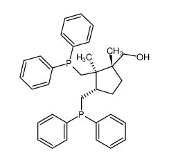 [(1R,2R,3S)-2,3-bis(diphenylphosphanylmethyl)-1,2-dimethylcyclopentyl]methanol 497262-02-9