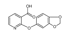 2-(1,3-苯并二氧代-5-氧基)烟酸