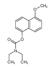 155500-85-9 N,N-diethyl-1-carbamyloxy-5-methoxynaphthalene