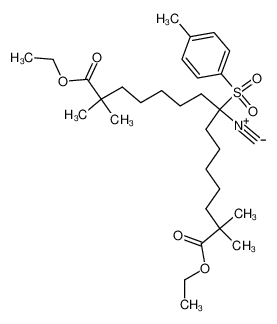 8-isocyano-2,2,14,14-tetramethyl-8-(toluene-4-sulfonyl)-pentadecanedioic acid diethyl ester 738606-44-5