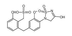 [2-chloro-6-[[3-hydroxy-4-(1,1,4-trioxo-1,2,5-thiadiazolidin-2-yl)phenyl]methyl]phenyl]methanesulfonate 1347585-89-0