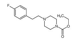 70931-36-1 ethyl 4-[2-(4-fluorophenyl)ethyl]piperazine-1-carboxylate