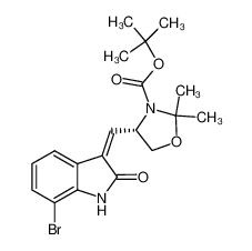 320734-36-9 spectrum, tert-butyl (S,Z)-4-((7-bromo-2-oxoindolin-3-ylidene)methyl)-2,2-dimethyloxazolidine-3-carboxylate