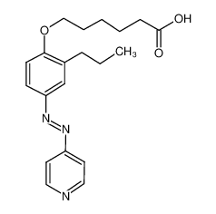 6-[2-Propyl-4-(4-pyridylazo)phenoxy]hexanoic Acid 312694-02-3