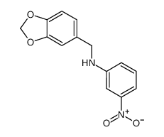 N-(1,3-Benzodioxol-5-ylmethyl)-3-nitroaniline 191595-08-1