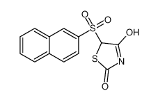 5-naphthalen-2-ylsulfonyl-1,3-thiazolidine-2,4-dione 125518-46-9