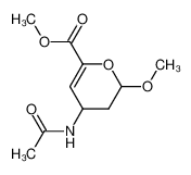 methyl 4-acetamido-2-methoxy-3,4-dihydro-2H-pyran-6-carboxylate 69975-45-7