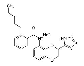 104752-89-8 structure, C21H22N5NaO3