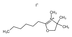 114099-50-2 2-hexyl-3,4,4-trimethyl-4,5-dihydrooxazol-3-ium iodide