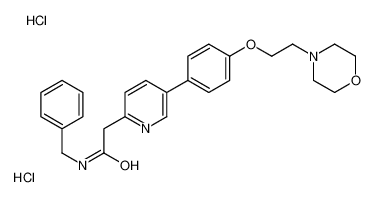 N-benzyl-2-[5-[4-(2-morpholin-4-ylethoxy)phenyl]pyridin-2-yl]acetamide,dihydrochloride 1038395-65-1