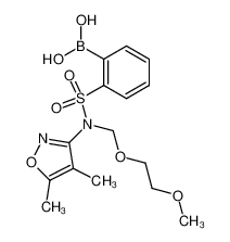 254746-77-5 structure, C15H21BN2O7S