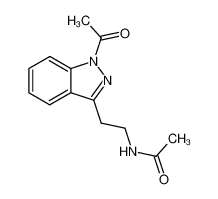 100373-98-6 spectrum, N-[2-(1-acetyl-1H-indazol-3-yl)-ethyl]-acetamide