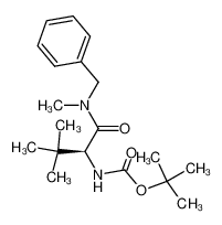 tert-butyl (S)-1-(N-benzyl-N-methylcarbamoyl)-2,2-dimethylpropylcarbamate 1032509-62-8