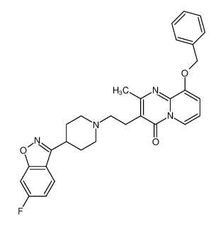 1056034-13-9 spectrum, 9-(benzyloxy)-3-(2-(4-(6-fluorobenzo[d]isoxazol-3-yl)piperidin-1-yl)ethyl)-2-methyl-4H-pyrido[1,2-a]pyrimidin-4-one